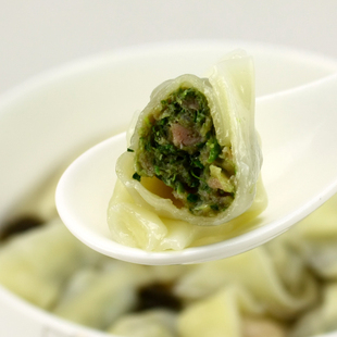 无锡特产美食 馄饨 真味兴大馄饨 荠菜猪肉 现做10只冰鲜包装顺丰