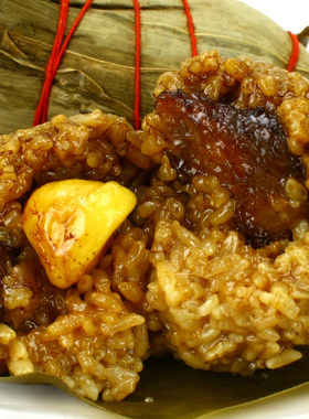 特色小吃卤味包装板栗肉粽