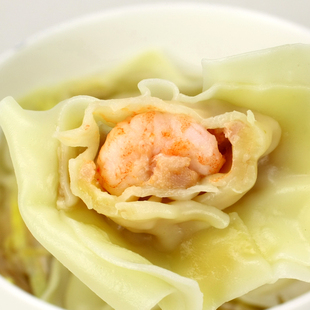 无锡特产美食真味兴大馄饨三鲜虾仁 鲜活基围虾10只顺丰冰鲜包装