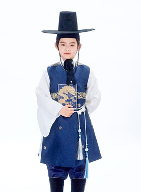 男孩古装小孩传统韩服朝鲜族童装