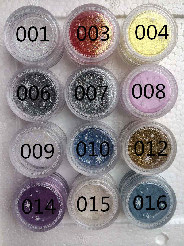 雪瑞儿璀璨亮彩眼影粉闪粉粉儿童亮晶晶美甲亮粉10个起包邮