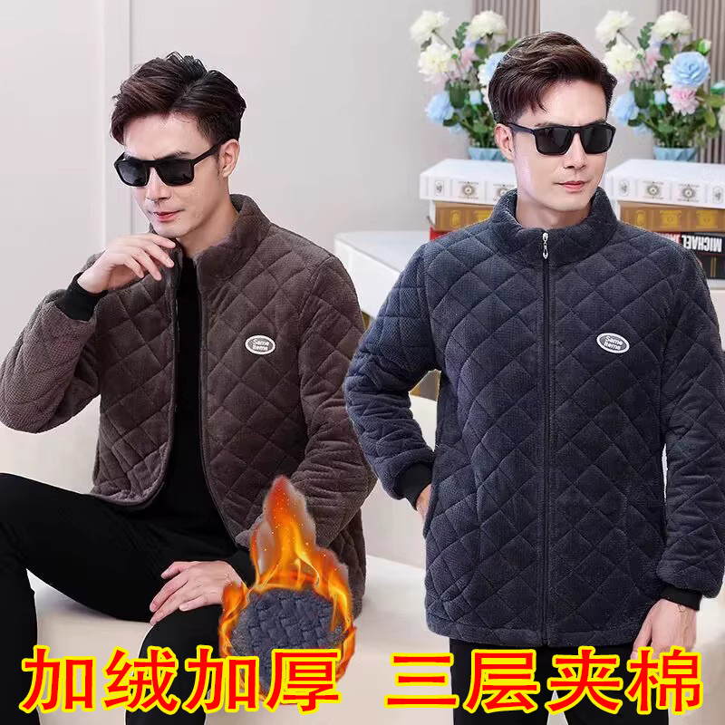 加绒加厚冬季短款棉衣保暖舒服