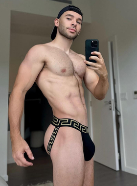 男士双丁内裤性感凉爽柔软透气T裤U凸无痕性感低腰运动宽腰丁字裤