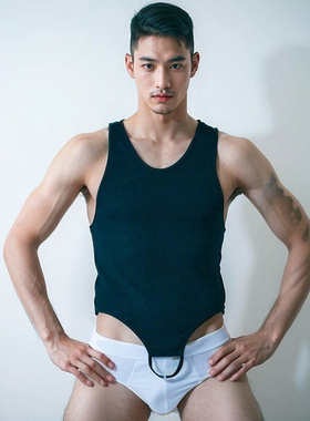 2024秋冬季马甲背心男士无袖打底坎肩男生弹力修身运动健身紧身