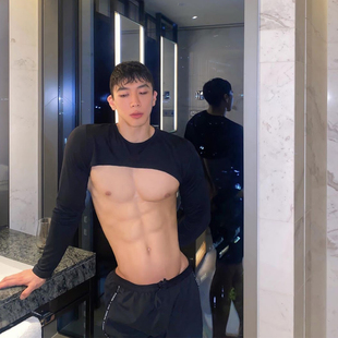 防晒速干T恤男春夏篮球训练服健身跑步运动长袖速干衣高弹紧身衣