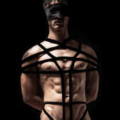 U凸设计性感三角内裤 低腰男士 单丁裤 纯棉透气个性 丁字裤