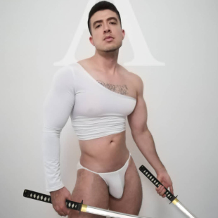 受 潮流超紧s诱惑时尚 男攻三角低腰u凸窄边小内裤 紧身个性