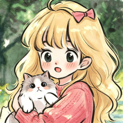 邦邦和玉智韩国漫画代画头像制作真人照片转手绘画头像定制动漫画