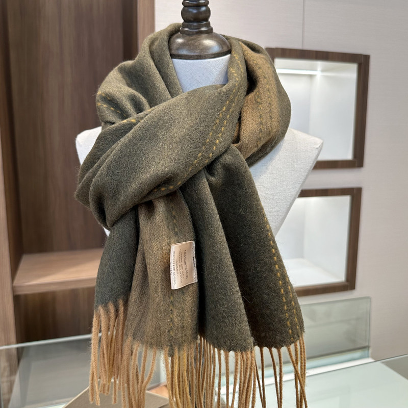美拉德氛围感！羊毛围巾女冬季复古深棕虚点纹多功能学生围脖披肩,服饰配件/皮带/帽子/围巾,围巾/丝巾/披肩,淘宝优惠券,粉丝福利购,淘宝优惠卷