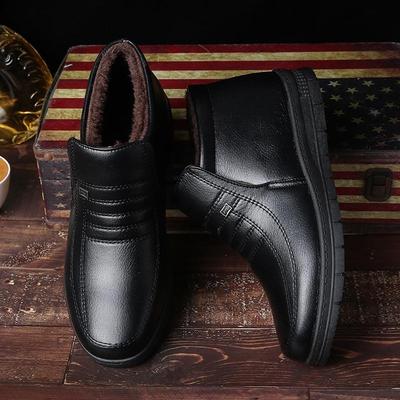 冬季加绒加厚保暖皮鞋