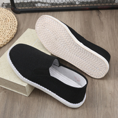 传统手工老北京布鞋 全棉透气吸汗防臭软底开车布鞋 男士 千层底布鞋