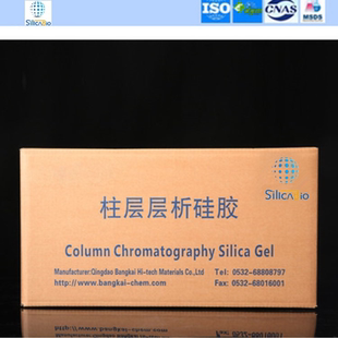 青岛邦凯 厂家直 柱层层析硅胶工业级300-400目500g瓶装 20瓶/箱