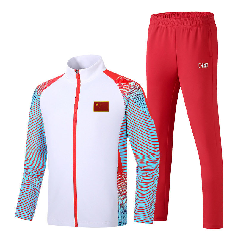 中国队运动服套装团队服装领奖出场队服运动会服装春秋款学生班服