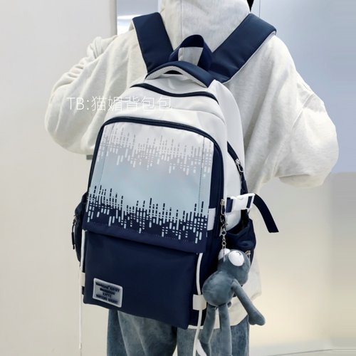 猫摩登雅高中生书包男生初中生