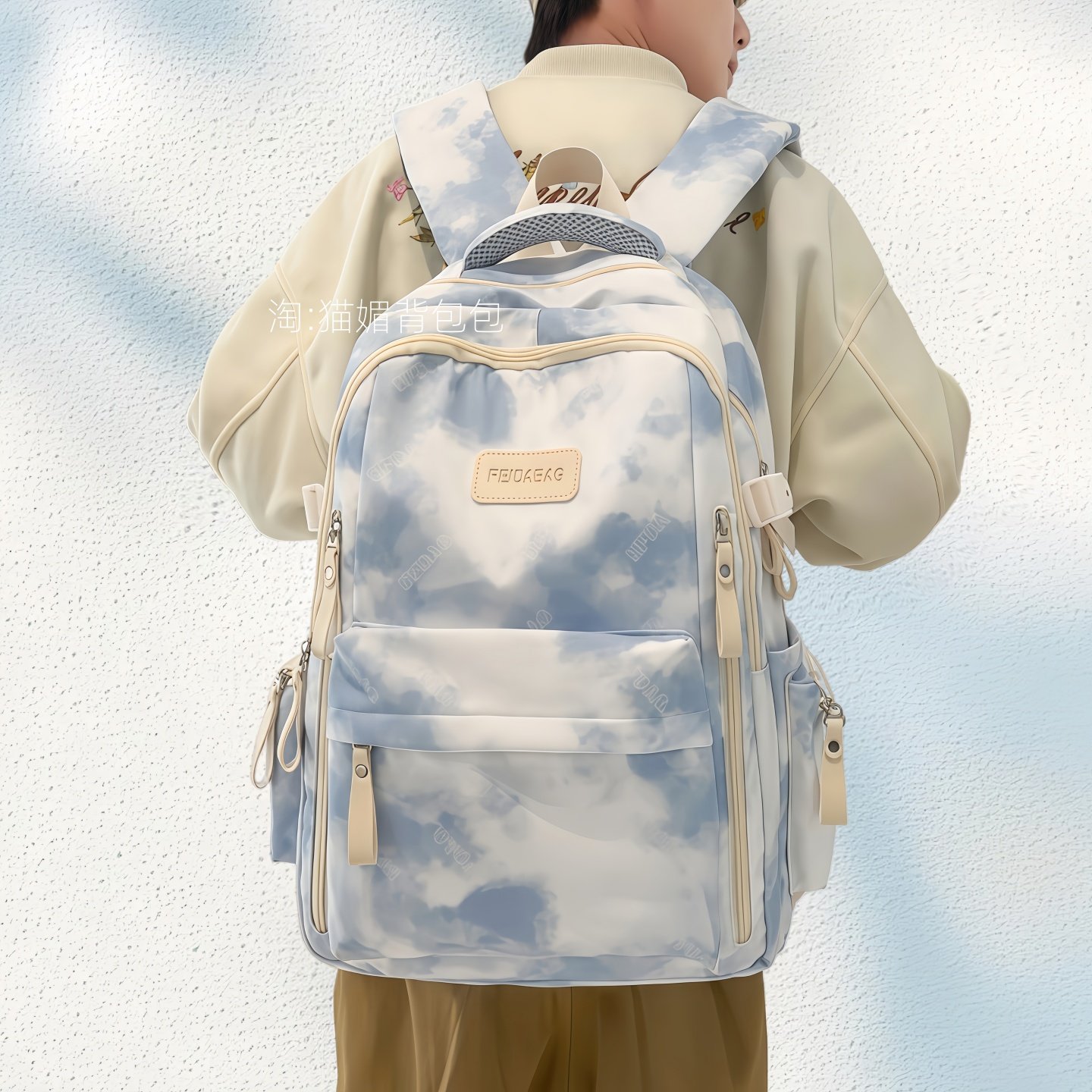 书包男生初中生减负护脊2025年超火双肩包女旅游轻便电脑背包高中,箱包皮具/热销女包/男包,双肩背包,淘宝优惠券,粉丝福利购,淘宝优惠卷