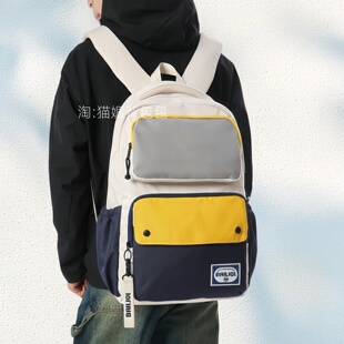 书包男生高中生简约风尼龙双肩包女高级感小众旅游背包初中生2026