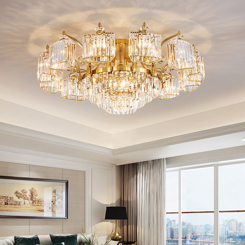 2024年新款客厅主灯豪华轻奢水晶led吸顶灯现代简约大气大厅大灯,家装灯饰光源,客厅吸顶灯,淘宝优惠券,粉丝福利购,淘宝优惠卷