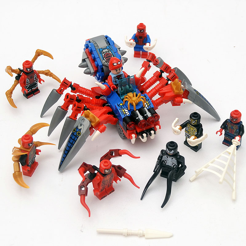 蜘蛛侠英雄远征积木益智玩具男孩