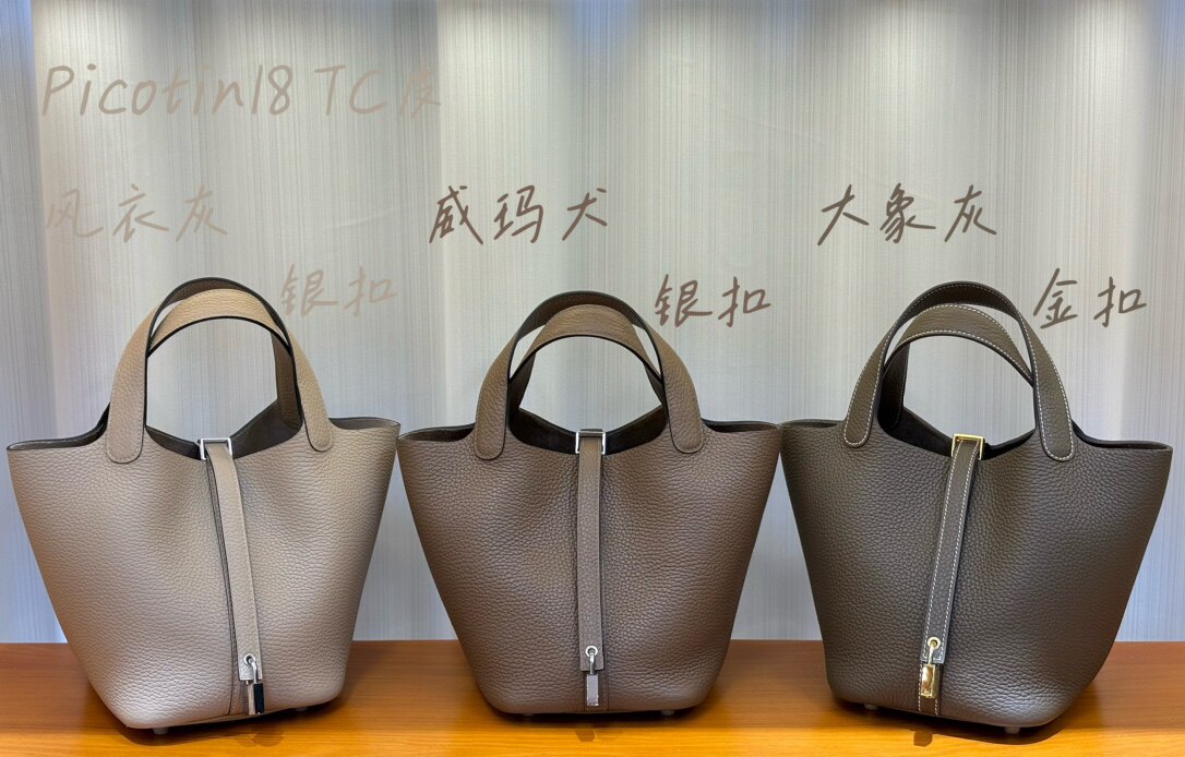 现货TC牛皮全手工定制水桶女包