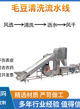 毛豆清洗机毛豆清洗漂汤机