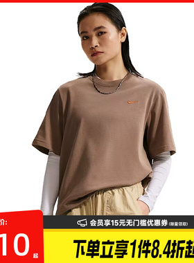 盛世长运nike耐克夏季女子运动休闲圆领短袖T恤IR7589-214