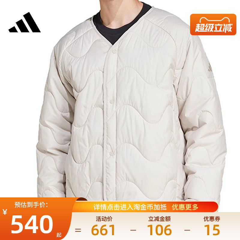 阿迪达斯运动休闲棉服