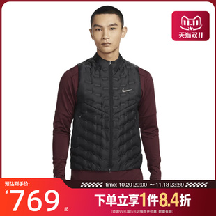 nike耐克男子跑步运动休闲羽绒服马甲FB7543-010