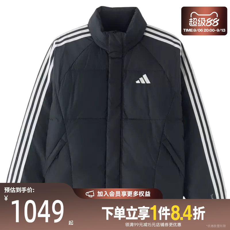 阿迪达斯运动休闲羽绒服
