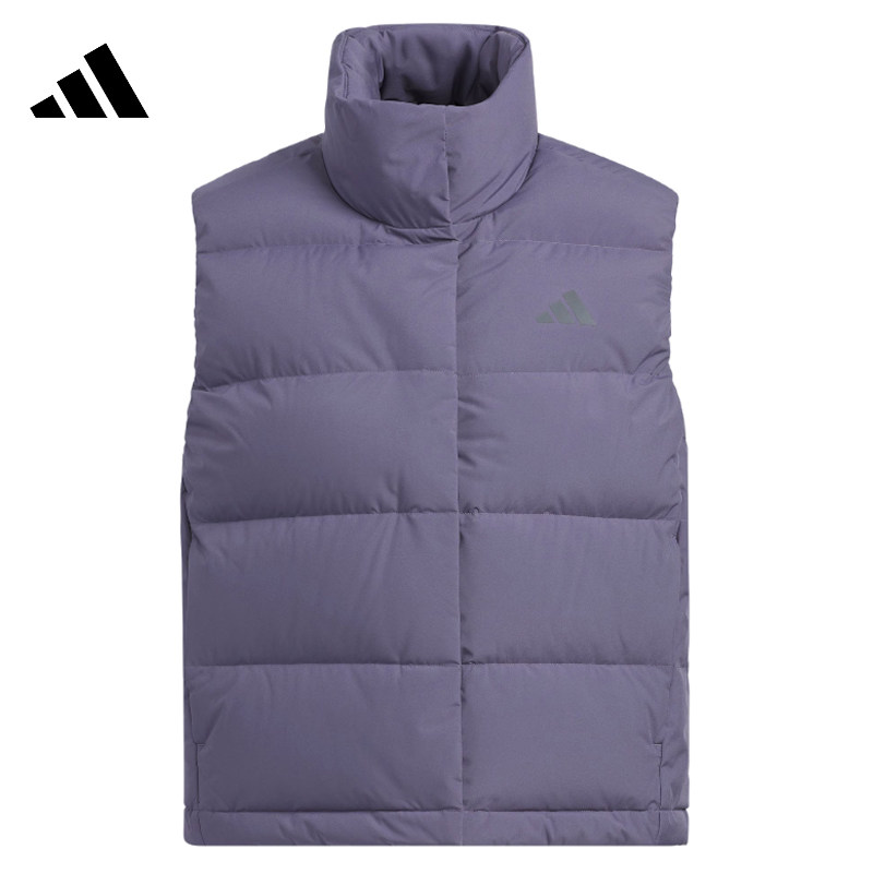 阿迪达斯官网冬季女子户外运动休闲羽绒服马甲KQ5534