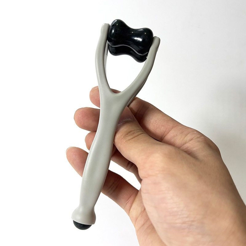 天然藏玉药王石手指按摩夹手指关节按摩器按摩滚轮