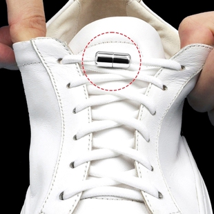 懒人鞋带免系松紧弹力免绑圆鞋带绳男女款儿童不用系固定器鞋带扣