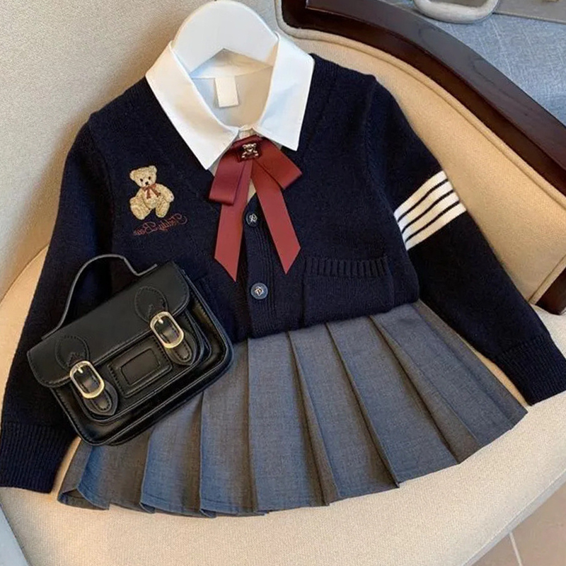 女童JK套装学院风制服春秋