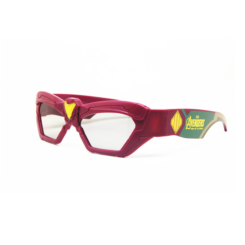 幻视复仇者联盟漫威电影主题3D眼镜REAL-d不闪式偏光高清舒适镘铂