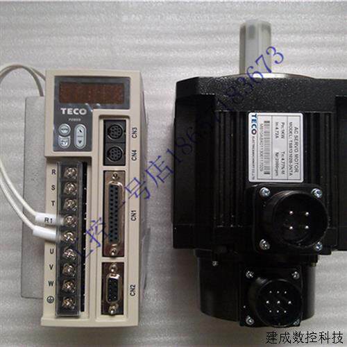 议价原装台湾东元伺服马达1KW TSB13102B-3NTA-1+驱动器TSTEP30C
