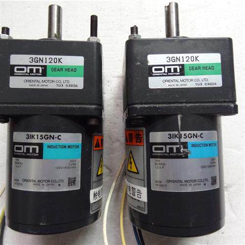 议价进口拆机东方减速电机3ⅠK15GN-C/3GN120K  15W200V