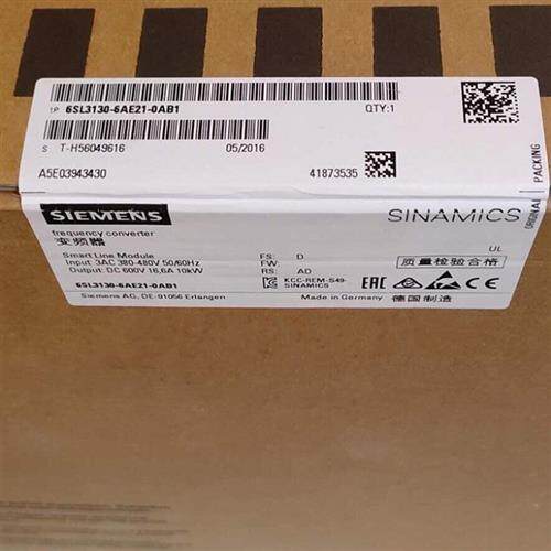 议价6SL3130-6AE21-0AB1产品S120电源模块10kW 6SL31306AE210AB