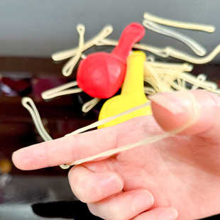 固定连接气球高弹力进口橡皮筋白色抗老化气球装饰品约100条一袋