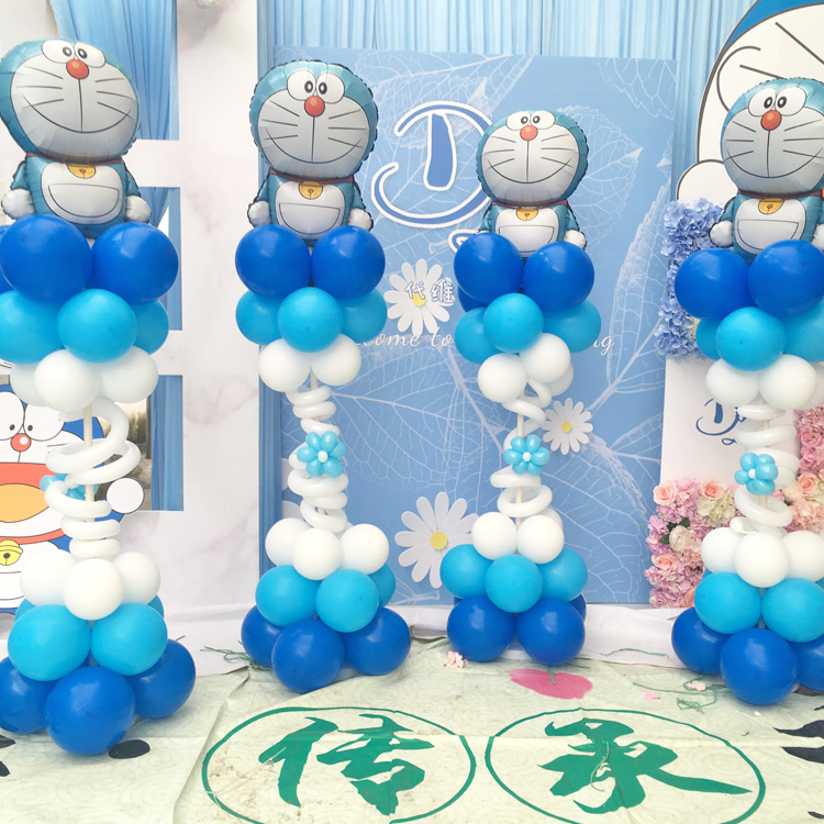 卡通动漫风生日学校装扮造型气球