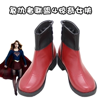 8754 Đội trưởng bất ngờ Đội trưởng Marvel Avengers 4 Giày phụ nữ tuyệt vời COS Giày COSPLAY - Cosplay phụ kiện cosplay