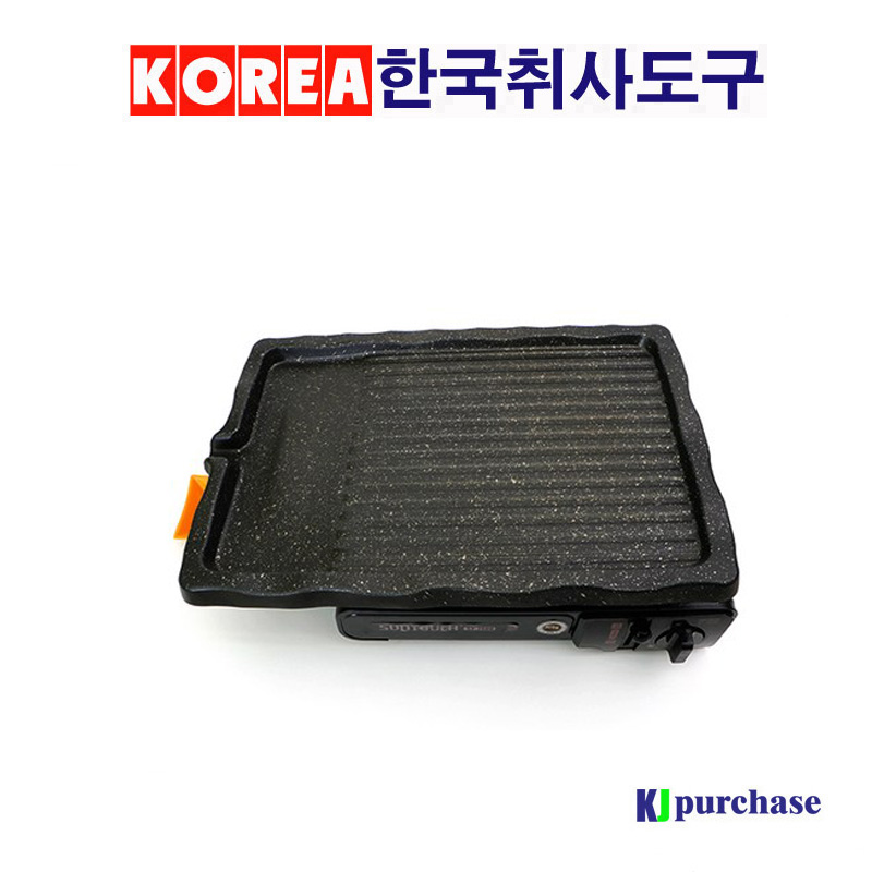 韩国品牌anycook方形烤肉盘不沾烤盘韩式烧烤盘篦子炭火盘烤五花