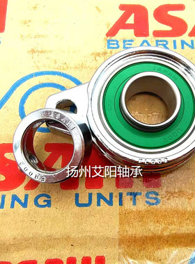 原装日本ASAHI不锈钢带座轴承 MUFL002 UFL002 FL002 U002 ER002