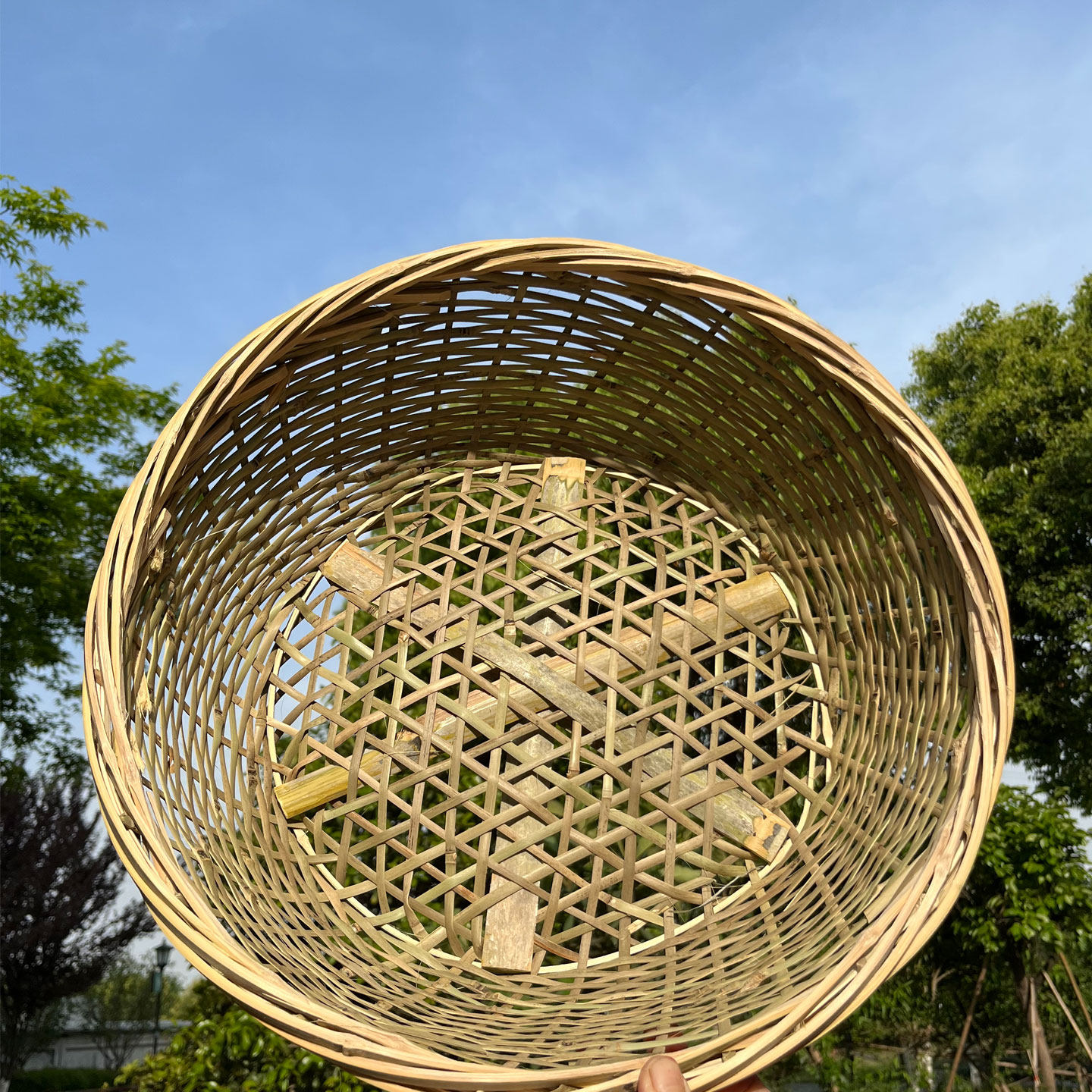 竹编豆腐筛耐用网筛晒酱肉鱼鸭鸡蛋竹筐大孔眼圆晾晒稻谷粗筛漏网