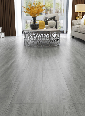 家用灰色强化复合木地板12mm木质复古金刚面耐磨防水地暖厂家直销
