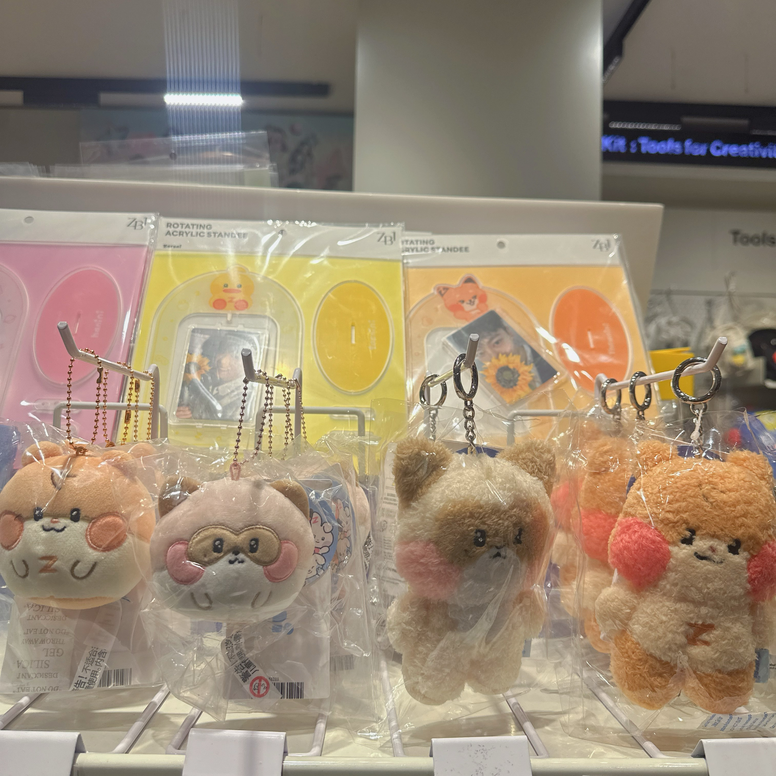 韩国 LINE FRIENDS ZEROBASEONE 昼 ZB1 zeroni 毛绒钥匙扣挂件