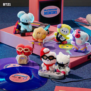BT21 mini限定可爱公仔玩偶毛绒玩具摆件送女生日礼物卡通桌面