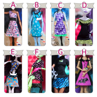 正官配monster high娃娃衣服饰配件珍珠鞋精灵高中怪物高中多款选