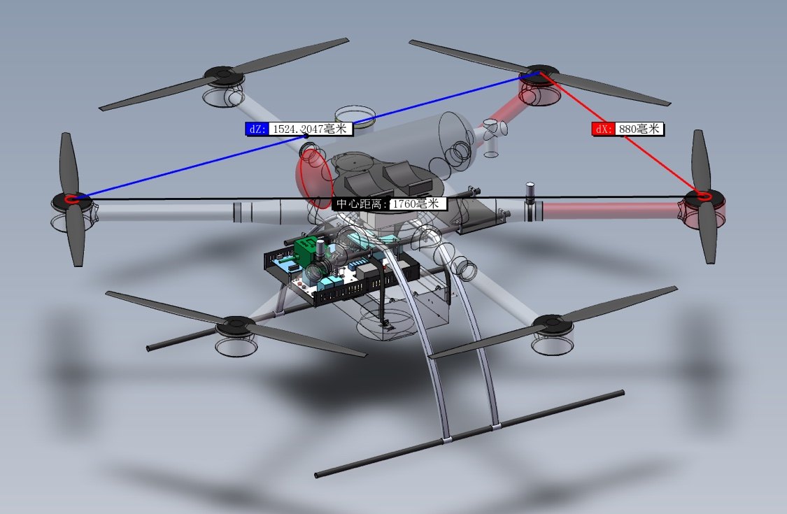 六旋翼氢燃料模型