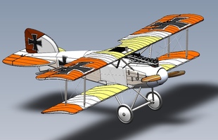 无人机双翼信天翁飞机