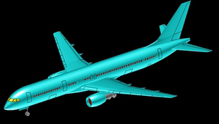 波音boeing波音757-200 3D模型