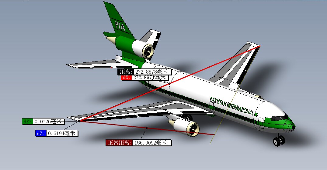 客机麦道dc-10客机